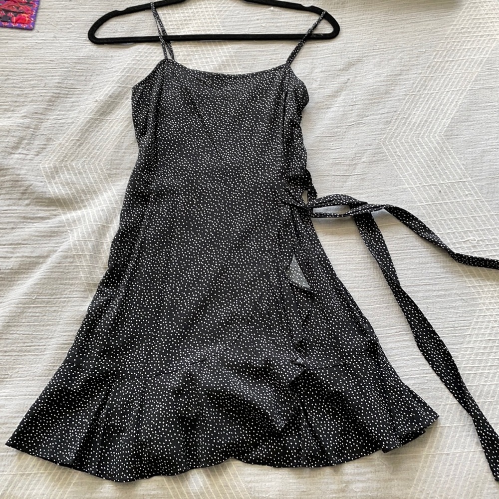 Express Faux Wrap Dress